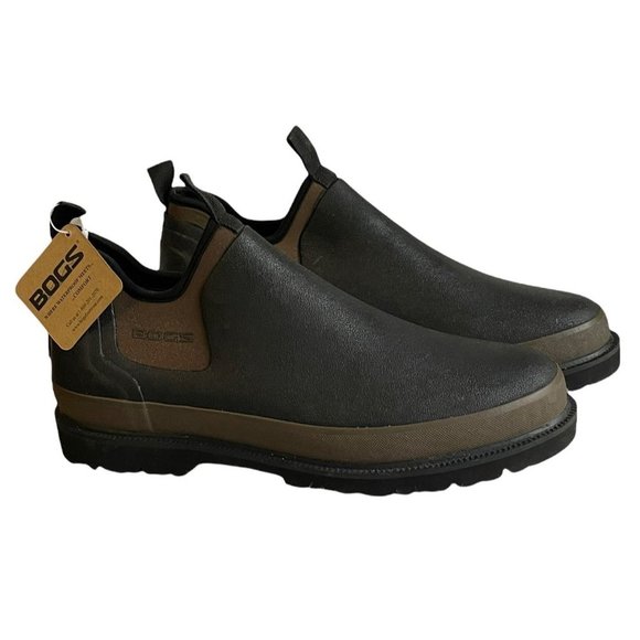 Bogs Size 13 Tillamook Bay Romeo Men's Waterproof Slip On Shoes NWT - Picture 3 of 12